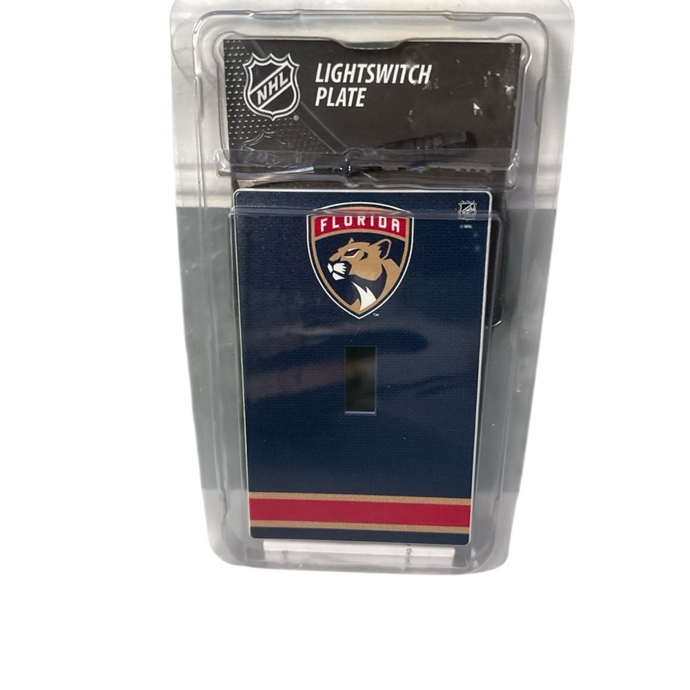NEW! NHL Florida Panthers Single Toggle Lightswitch Plate